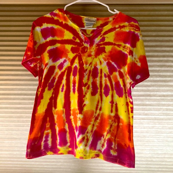 Bright Tie-Dyed T-Shirt - Picture 1 of 3
